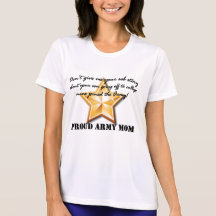 army mom: sob story (star) t-shirt