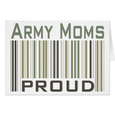 Army Moms Proud Cards by TeeShirtsTShirts