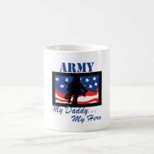 Army My Daddy My Hero Mug