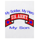Army My Soldier Hero Son flyers