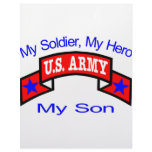 Army My Soldier Hero Son letterhead