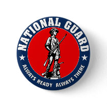 Army National Guard Logo Pinback Buttons