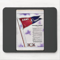 Army Navy Announcement Mousepad