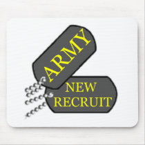 Army New Recruit Mouse Pad