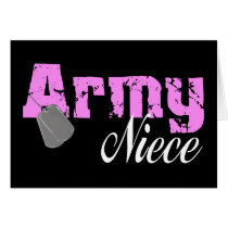 Army Niece Cards