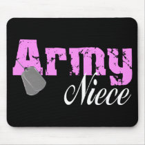 Army Niece Mouse Pads