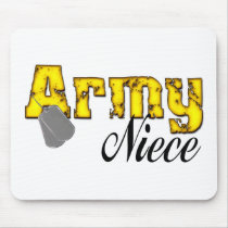 Army Niece Mouse Pads