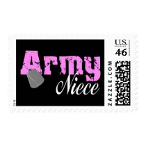 Army Niece Postage Stamp