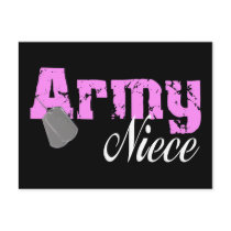 Army Niece Post Card