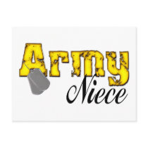 Army Niece Postcard