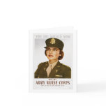 Army Nurse Greeting Card