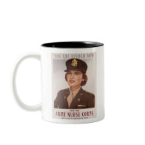 Army Nurse Corp Recruiting Coffee Mugs