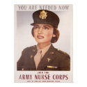 Army Nurse Corp Recruiting posters