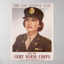 Army Nurse Corp Recruiting Posters