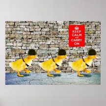 Army of Cute Duckling Soldiers! Poster