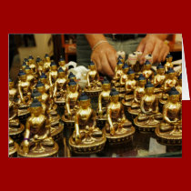 Army of Little Buddhas cards by Wonderlane Army of Little Buddhas cards