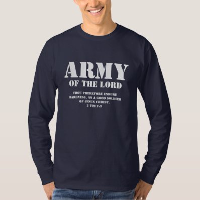 Army of the Lord, Cool Christian Mens T-Shirts