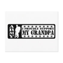 ARMY - Proudly Support Grandpa Post Cards