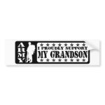 ARMY - Proudly Support Grandson Bumper Sticker