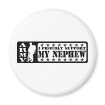ARMY - Proudly Support Nephew Fridge Magnet