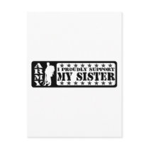 ARMY - Proudly Support Sister Post Cards
