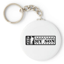 ARMY - Proudly Support Son Keychain