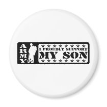 ARMY - Proudly Support Son Fridge Magnets