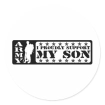 ARMY - Proudly Support Son Stickers