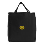 Army Quartermaster Crest Embroidered Tote Bag