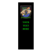 Army ranger 75th flash veteran patch bookmarkers business cards