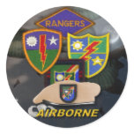 army rangers veterans scrapbooking sticker