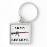 Army Reserve M16 Keychain