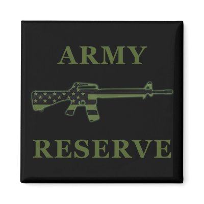 Army Reserve M16 Magnet Black Subdued by FiringLine