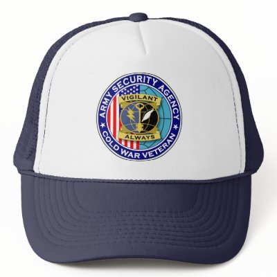 Army Security Agency - Cold War Veteran Mesh Hat by a2zgraphicsworks