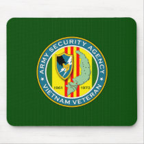 Army Security Agency Vietnam Veteran Mouse Pads