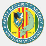 Army Security Agency - Vietnam Veteran Sticker