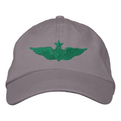 Army Senior Airman Embroidered Baseball Cap by ZazzleEmbroidery