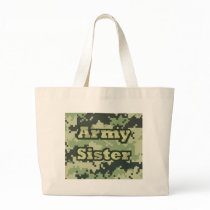 Army Sister Tote Bags