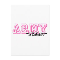 ARMY Sister - Jersey Style Postcards