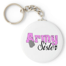 Army Sister Key Chain