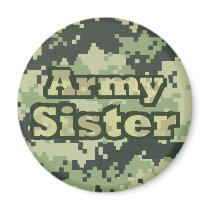 Army Sister Fridge Magnets