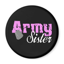 Army Sister Fridge Magnets
