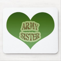 Army Sister Mouse Pad