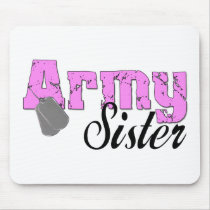 Army Sister Mouse Mat