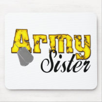 Army Sister Mouse Pad