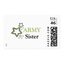 Army sister postage stamp