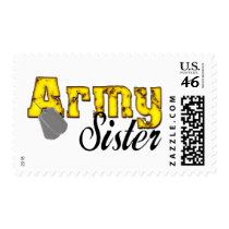 Army Sister Postage Stamp