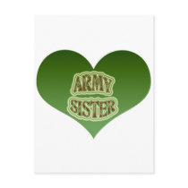 Army Sister Postcards