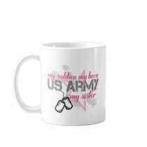 Army Sister Star Coffee Mugs