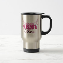 Army Sister Wings Coffee Mug